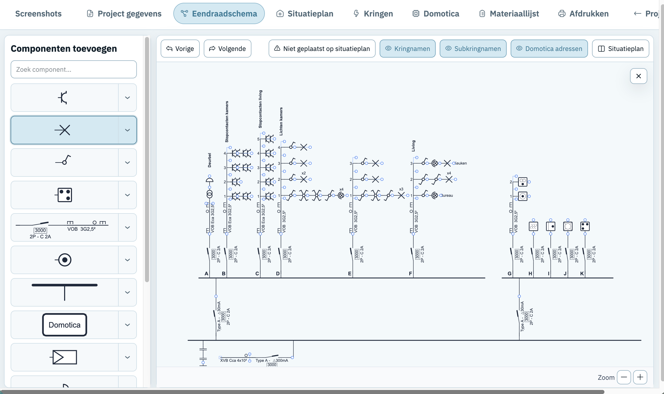 Step 1: create single-line diagram
