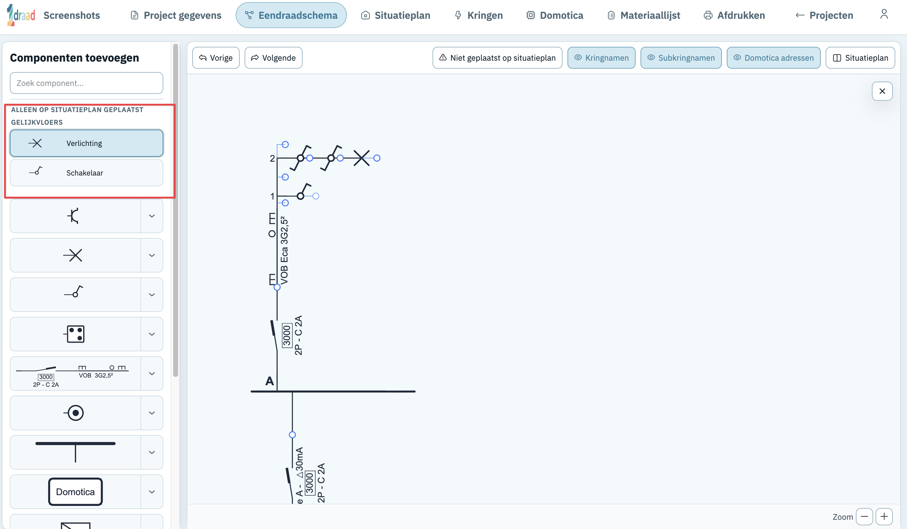 Step 3: place symbols